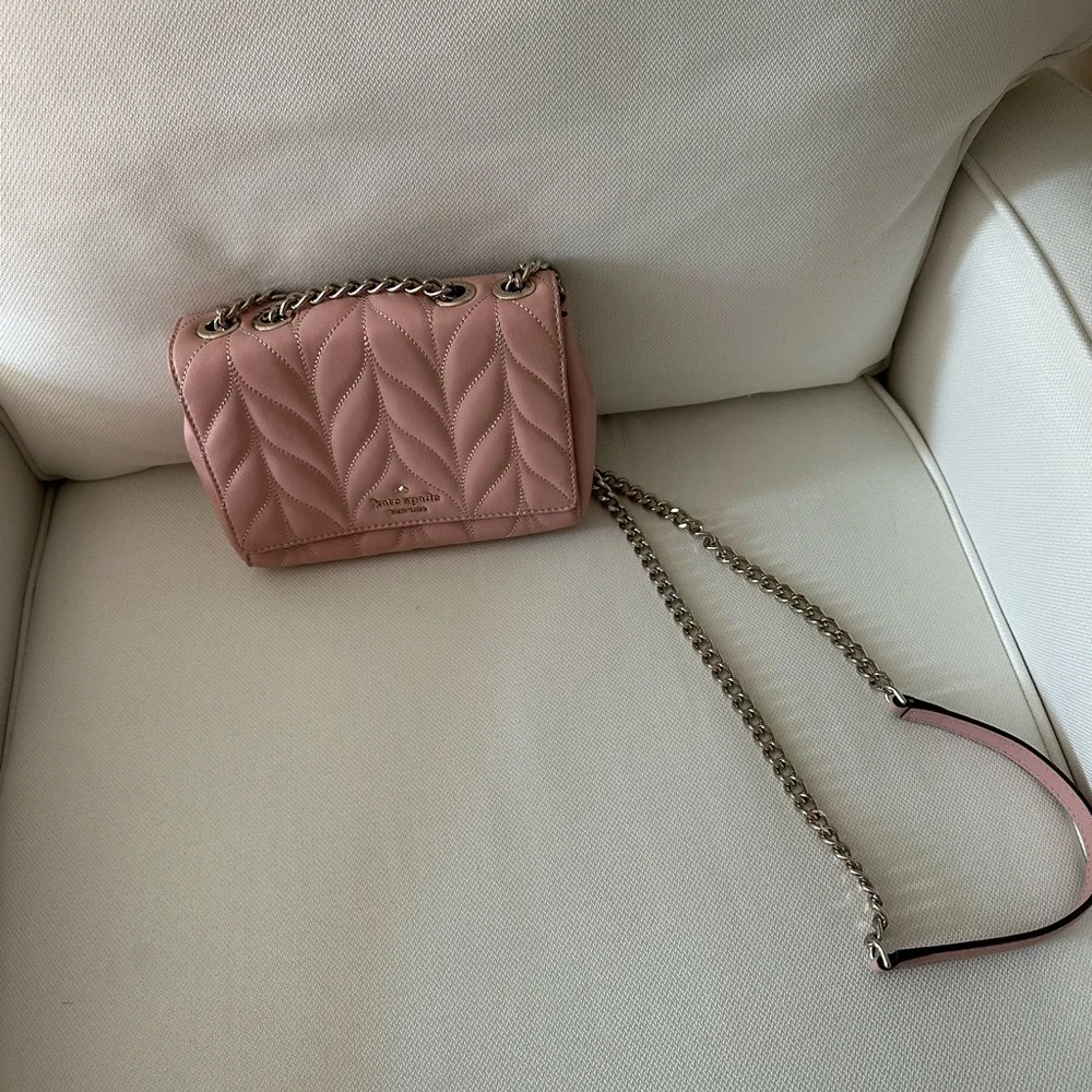Kate Spade Emelyn Briar Lane Quilted Light Pink Bag - Picture 3 of 4